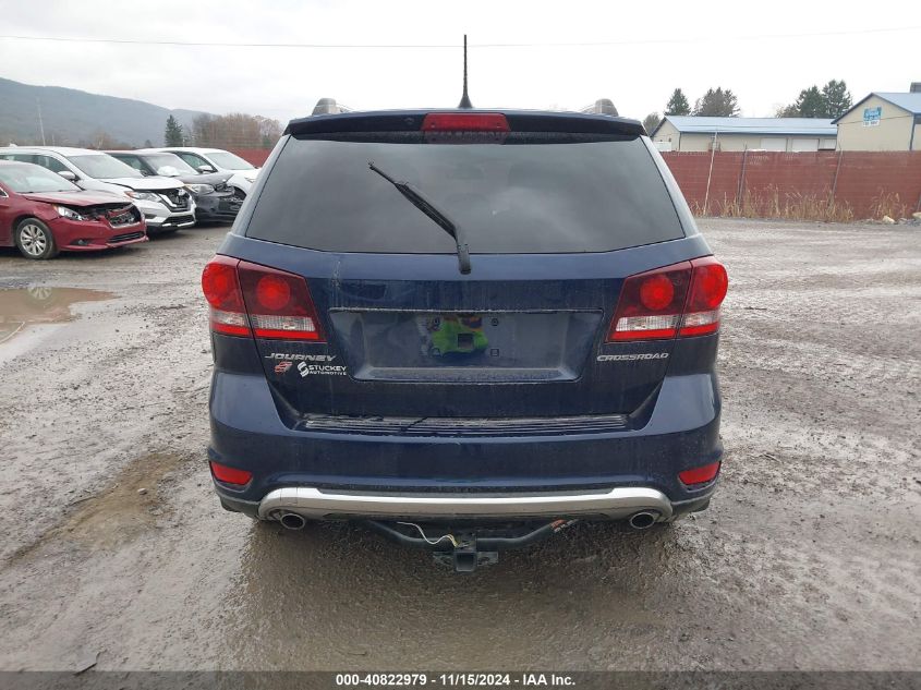 2019 Dodge Journey Crossroad Awd VIN: 3C4PDDGG7KT708670 Lot: 40822979