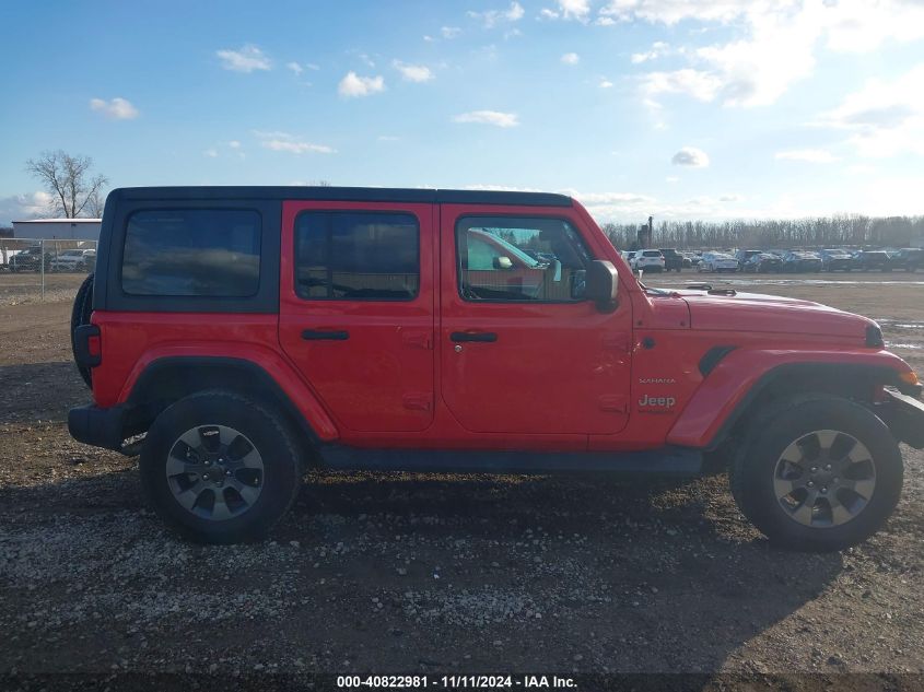 2019 Jeep Wrangler Unlimited Sahara 4X4 VIN: 1C4HJXEN4KW686850 Lot: 40822981