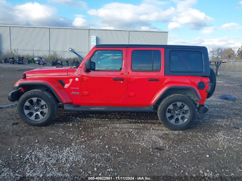 2019 Jeep Wrangler Unlimited Sahara 4X4 VIN: 1C4HJXEN4KW686850 Lot: 40822981