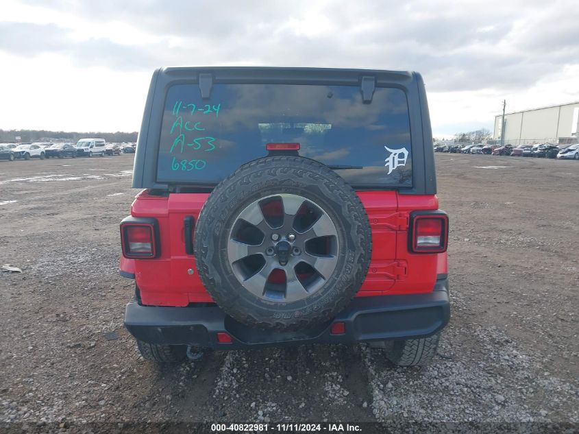 2019 Jeep Wrangler Unlimited Sahara 4X4 VIN: 1C4HJXEN4KW686850 Lot: 40822981