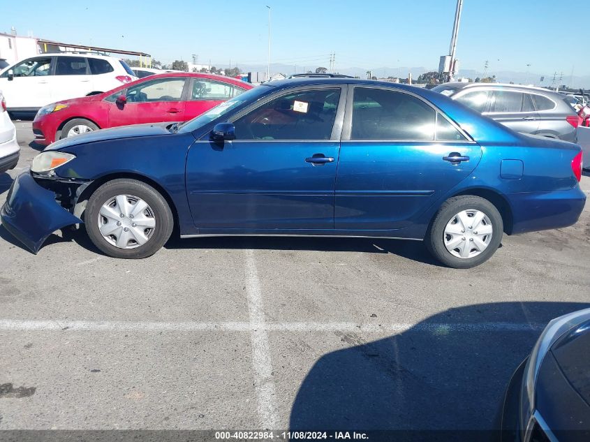 2003 Toyota Camry Le/Se/Xle VIN: JTDBE30K930213627 Lot: 40822984