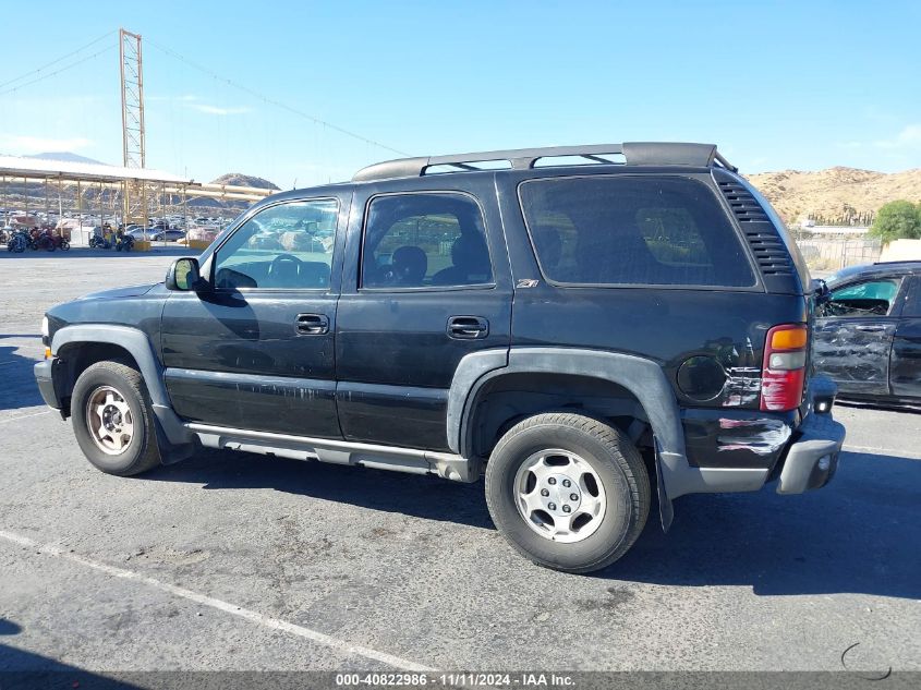 2002 Chevrolet Tahoe K1500 VIN: 1GNEK13Z12R185830 Lot: 40822986