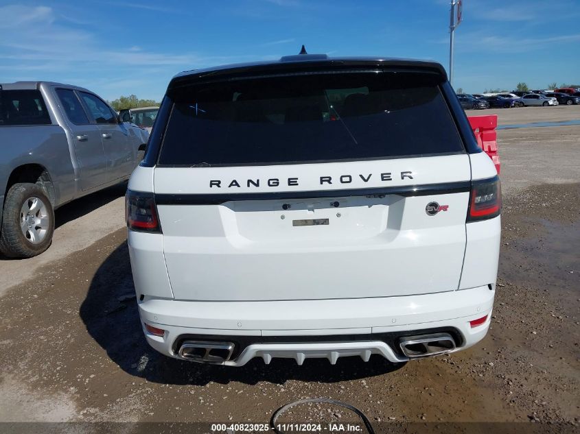 2018 Land Rover Range Rover Sport Svr VIN: SALWZ2SE3JA805158 Lot: 40823025