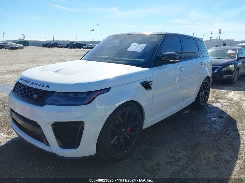 2018 Land Rover Range Rover Sport Svr VIN: SALWZ2SE3JA805158 Lot: 40823025