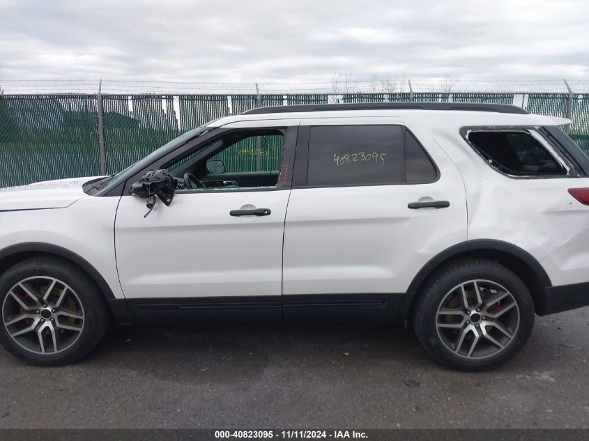 2017 Ford Explorer Sport VIN: 1FM5K8GT2HGC30569 Lot: 40823095