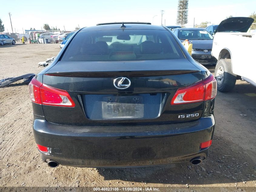 2011 Lexus Is 250 VIN: JTHBF5C26B5151821 Lot: 40823105