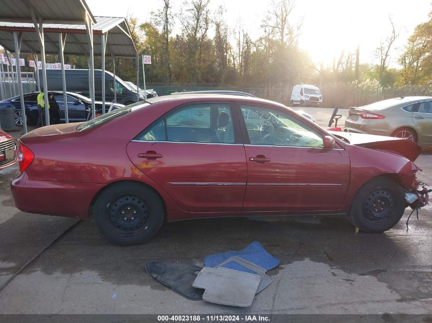 2003 Toyota Camry Xle VIN: 4T1BE30K03U169358 Lot: 40823188