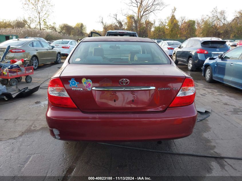 2003 Toyota Camry Xle VIN: 4T1BE30K03U169358 Lot: 40823188