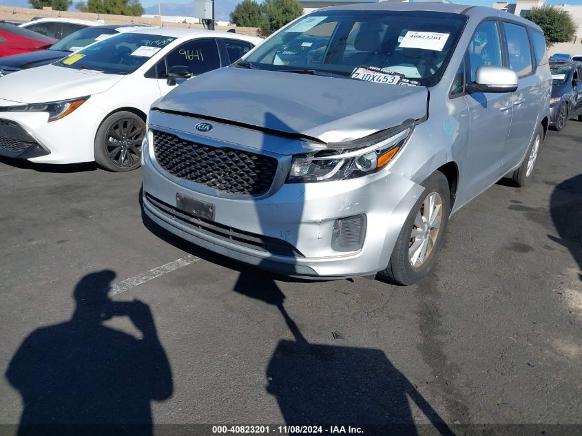 2015 Kia Sedona L VIN: KNDMA5C18F6027386 Lot: 40823201