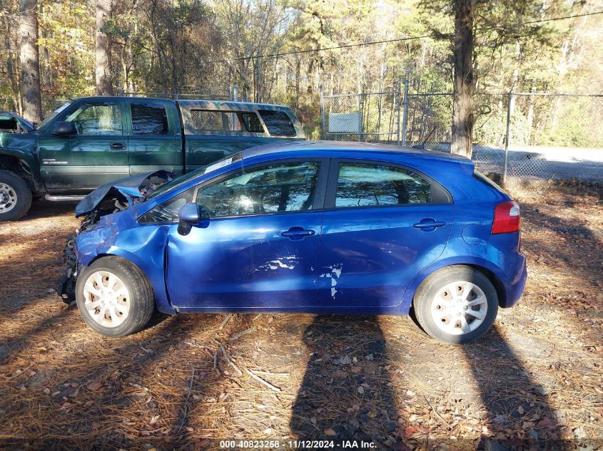 2013 Kia Rio Ex VIN: KNADN5A32D6113599 Lot: 40823258