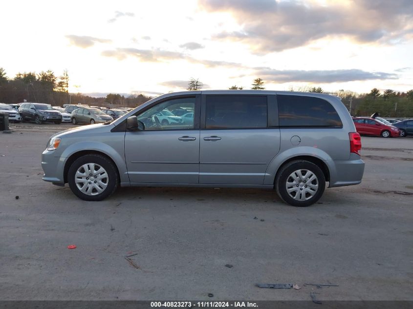 2016 Dodge Grand Caravan Se VIN: 2C4RDGBG2GR401130 Lot: 40823273