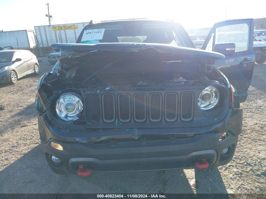 2018 Jeep Renegade Trailhawk 4X4 VIN: ZACCJBCB7JPG94040 Lot: 40823404