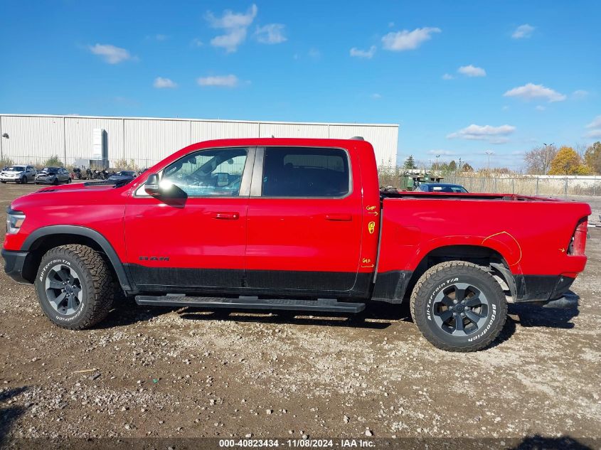 2019 Ram 1500 Rebel 4X4 5'7 Box VIN: 1C6SRFLT6KN534172 Lot: 40823434