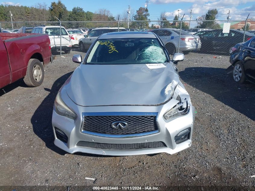 2014 Infiniti Q50 Sport VIN: JN1BV7ARXEM683084 Lot: 40823445