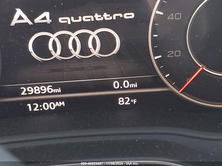 VIN WAUENAF49KA050526 2019 AUDI A4 45 PREMIUM