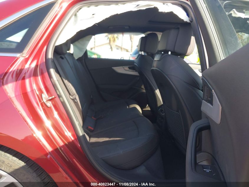 VIN WAUENAF49KA050526 2019 AUDI A4 45 PREMIUM