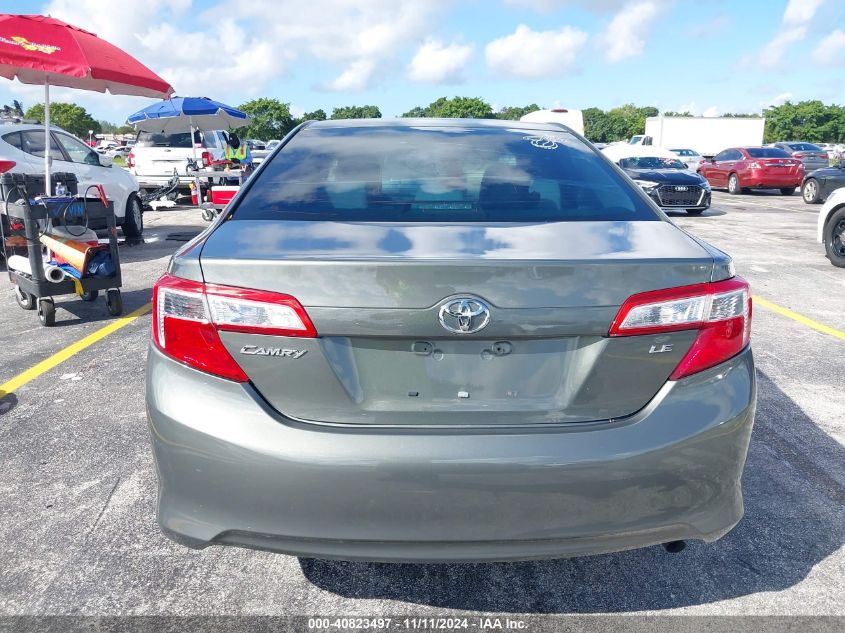 2012 Toyota Camry Le VIN: 4T1BF1FK0CU627263 Lot: 40823497