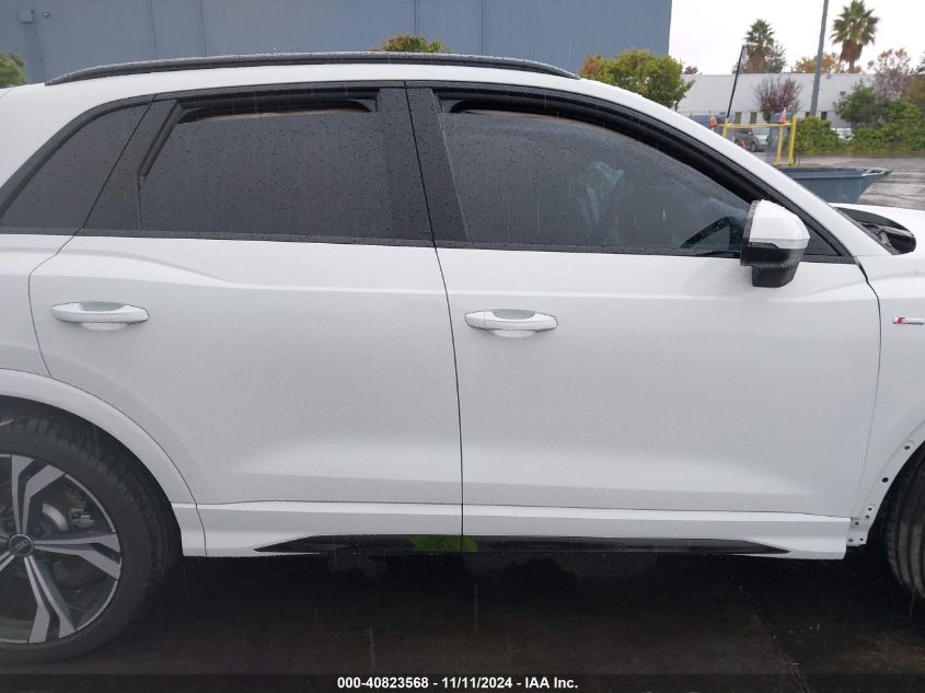 2024 Audi Q3 Premium Plus 45 Tfsi S Line Quattro Tiptronic VIN: WA1EECF33R1045140 Lot: 40823568