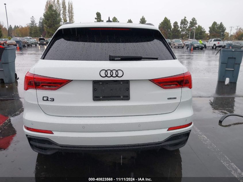 2024 Audi Q3 Premium Plus 45 Tfsi S Line Quattro Tiptronic VIN: WA1EECF33R1045140 Lot: 40823568