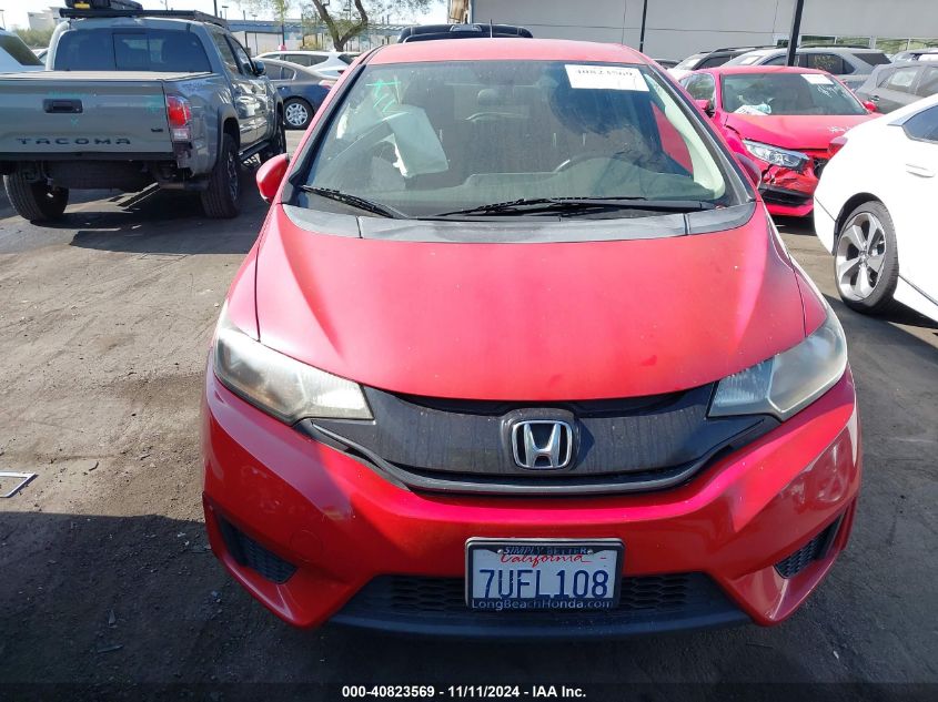 2016 Honda Fit Lx VIN: JHMGK5H57GS007272 Lot: 40823569