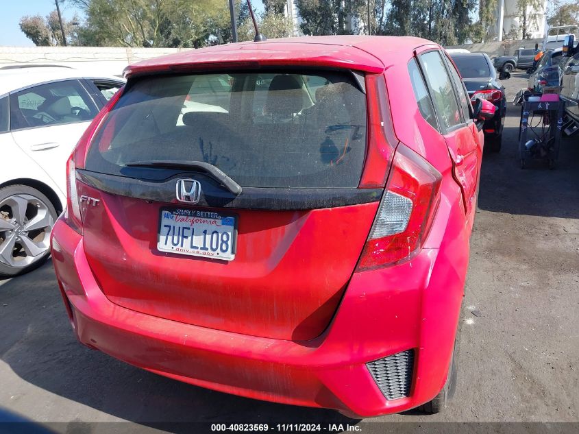 2016 Honda Fit Lx VIN: JHMGK5H57GS007272 Lot: 40823569