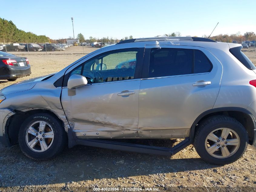 2015 Chevrolet Trax Lt VIN: 3GNCJRSB6FL173246 Lot: 40823594