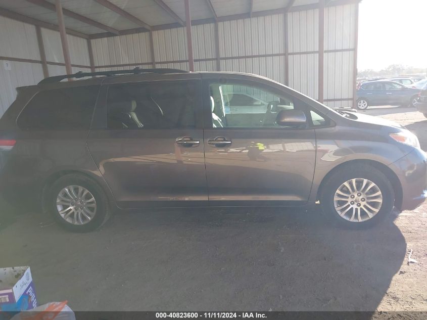 2012 Toyota Sienna Xle V6 8 Passenger VIN: 5TDYK3DC4CS196836 Lot: 40823600