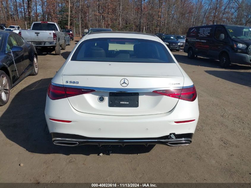 2021 Mercedes-Benz S 580 4Matic VIN: W1K6G7GB3MA041279 Lot: 40823618