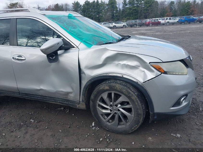 2015 Nissan Rogue Sl VIN: 5N1AT2MV5FC820896 Lot: 40823628