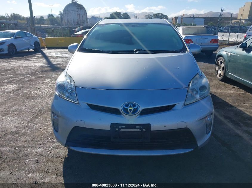 2014 Toyota Prius Two VIN: JTDKN3DU5E0392425 Lot: 40823638