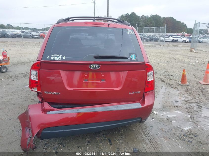 2008 Kia Rondo Lx V6 VIN: KNAFG526087199698 Lot: 40823641