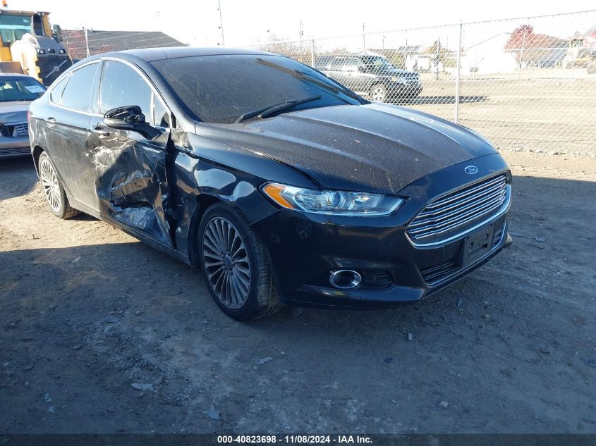 VIN 3FA6P0K99ER320416 2014 Ford Fusion, Titanium no.1