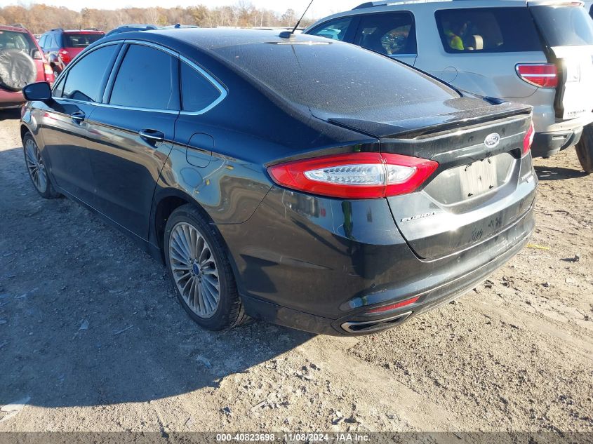 VIN 3FA6P0K99ER320416 2014 Ford Fusion, Titanium no.3