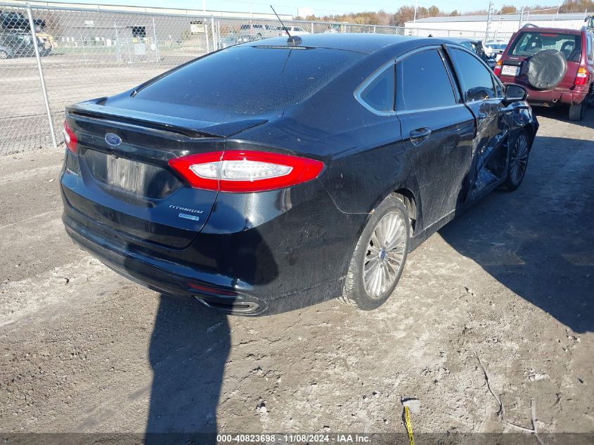 VIN 3FA6P0K99ER320416 2014 Ford Fusion, Titanium no.4