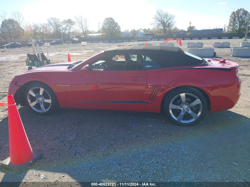 2012 Chevrolet Camaro 2Lt VIN: 2G1FC3D31C9110372 Lot: 40823721