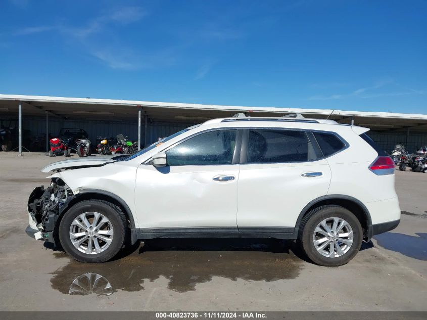 2016 Nissan Rogue S/Sl/Sv VIN: KNMAT2MV6GP665225 Lot: 40823736