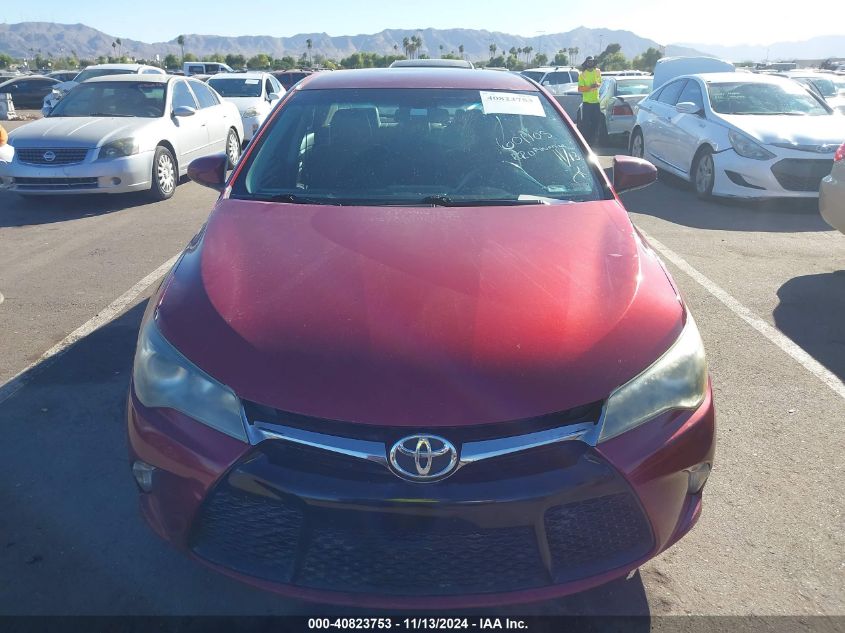 2016 TOYOTA CAMRY SE - 4T1BF1FK9GU601105
