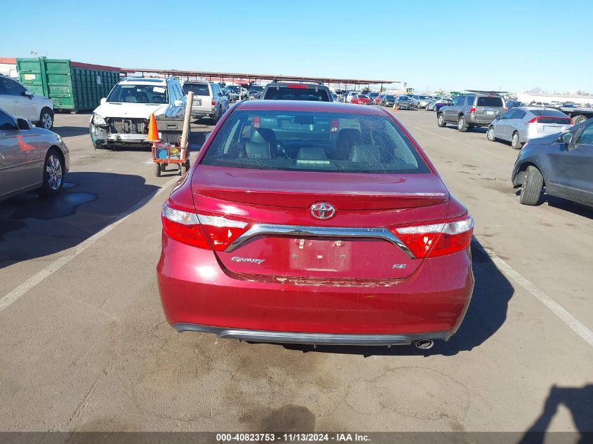 2016 TOYOTA CAMRY SE - 4T1BF1FK9GU601105