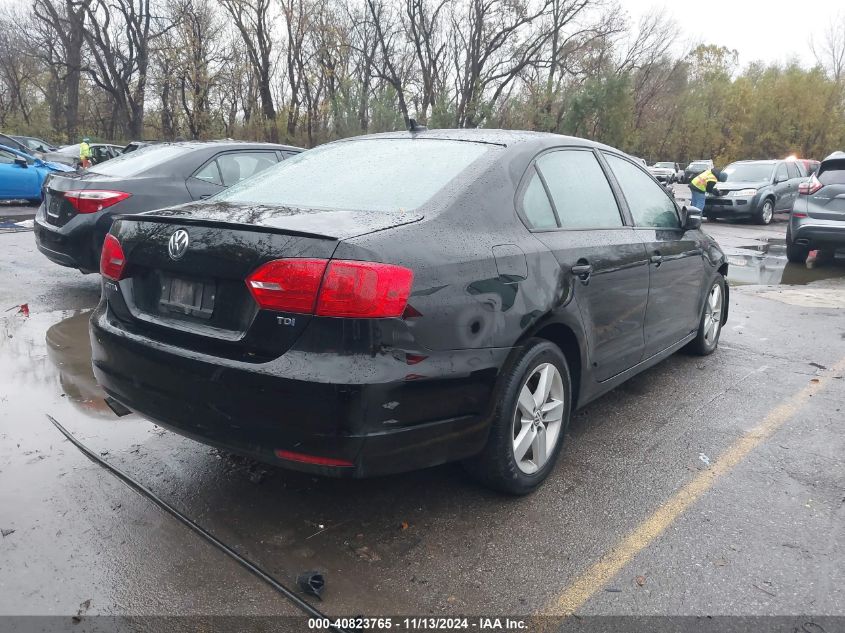 2012 Volkswagen Jetta 2.0L Tdi VIN: 3VWLL7AJ4CM355191 Lot: 40823765