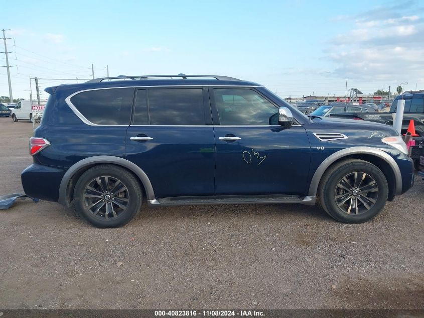 2017 Nissan Armada Platinum VIN: JN8AY2ND7H9006863 Lot: 40823816