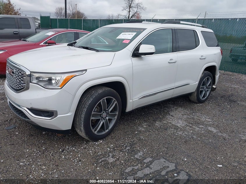 Vin: 1gkknpls5jz190492, lot: 41313431, gmc acadia denali 20182