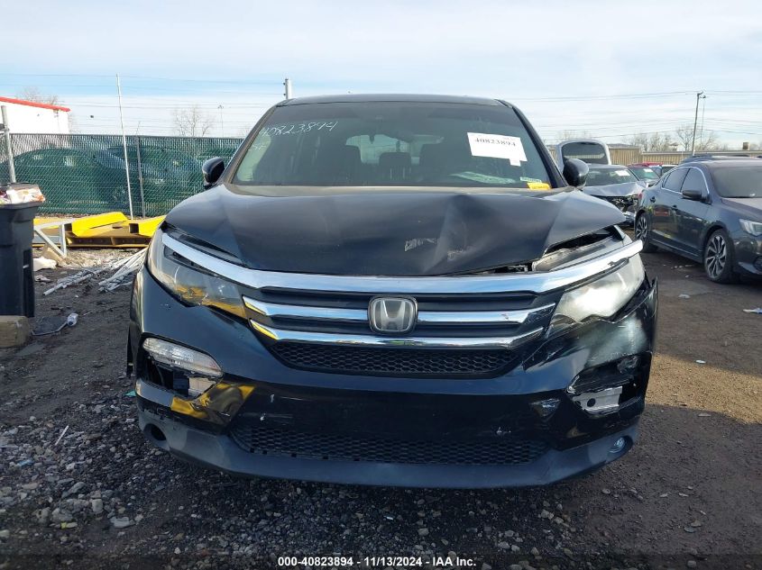 2017 Honda Pilot Ex-L VIN: 5FNYF6H63HB026828 Lot: 40823894