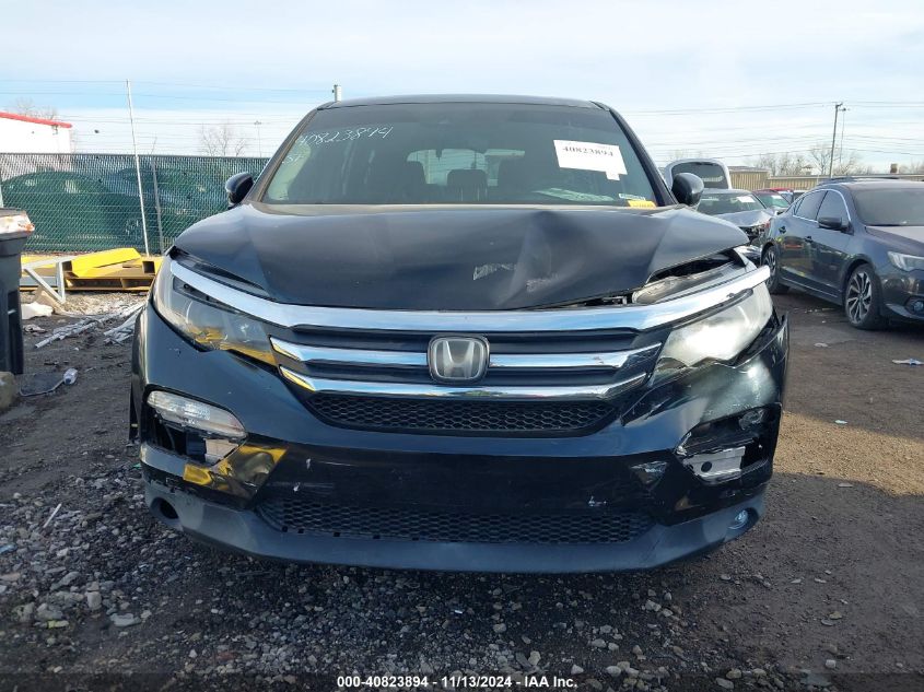 2017 Honda Pilot Ex-L VIN: 5FNYF6H63HB026828 Lot: 40823894