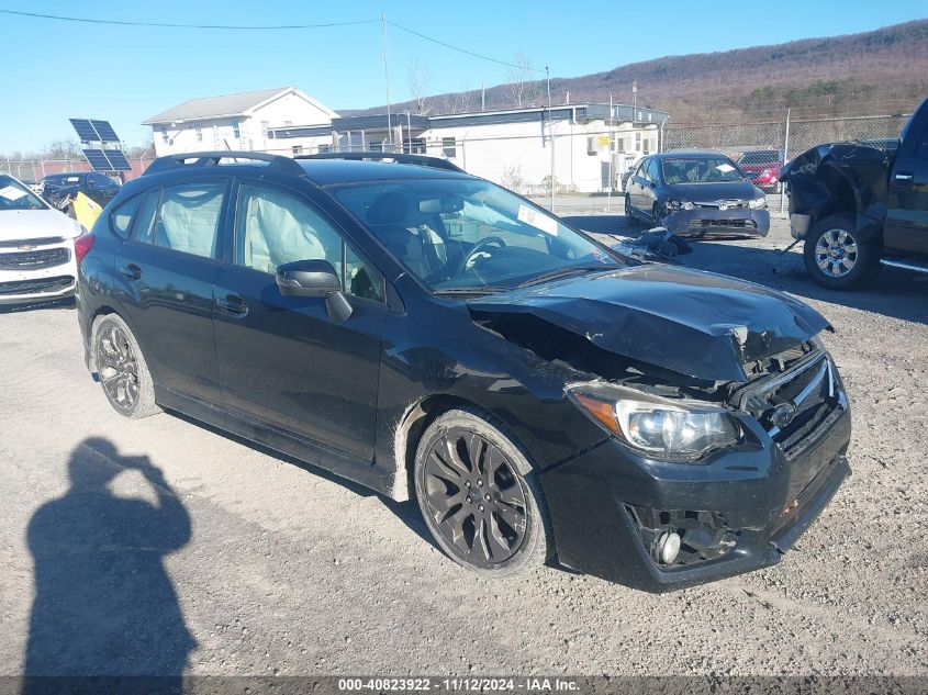 2016 Subaru Impreza 2.0I Sport Premium VIN: JF1GPAP65G8246599 Lot: 40823922