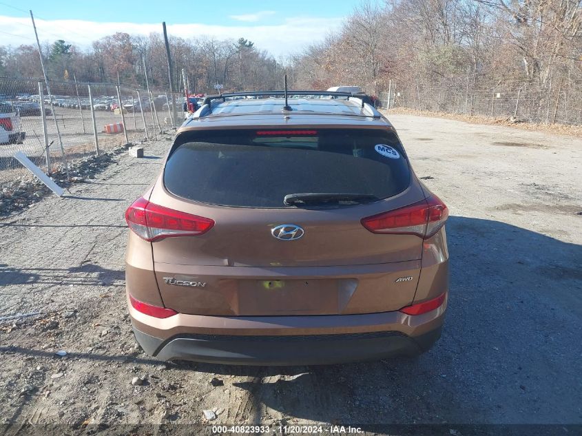 2016 Hyundai Tucson Se VIN: KM8J3CA48GU124515 Lot: 40823933