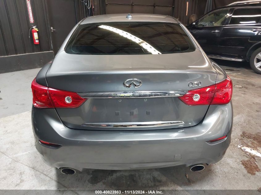 2014 Infiniti Q50 Premium VIN: JN1BV7AP6EM687051 Lot: 40823983