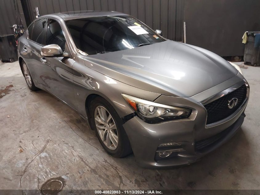 VIN JN1BV7AP6EM687051 2014 Infiniti Q50, Premium no.1