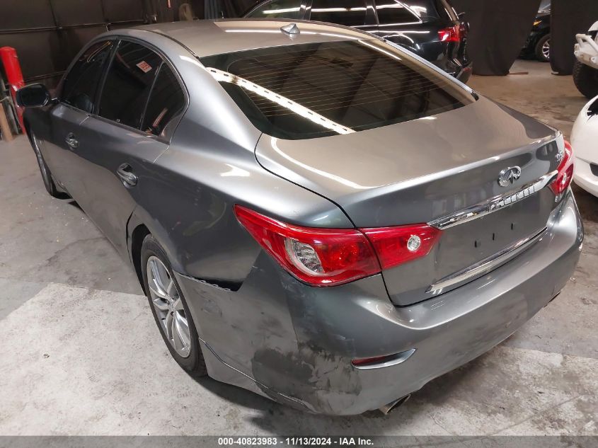 VIN JN1BV7AP6EM687051 2014 Infiniti Q50, Premium no.3