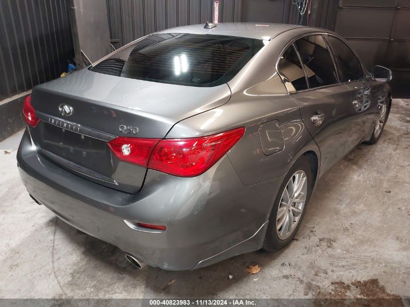 VIN JN1BV7AP6EM687051 2014 Infiniti Q50, Premium no.4