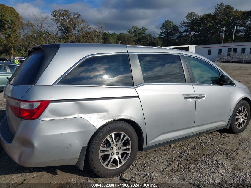 2011 Honda Odyssey Ex-L VIN: 5FNRL5H65BB052166 Lot: 40823987